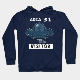 area 51 shirt visitor Hoodie